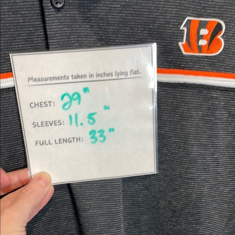 Nike Cincinnati Bengals Polo Shirt Black Orange 3XL NFL - Picture 11 of 11